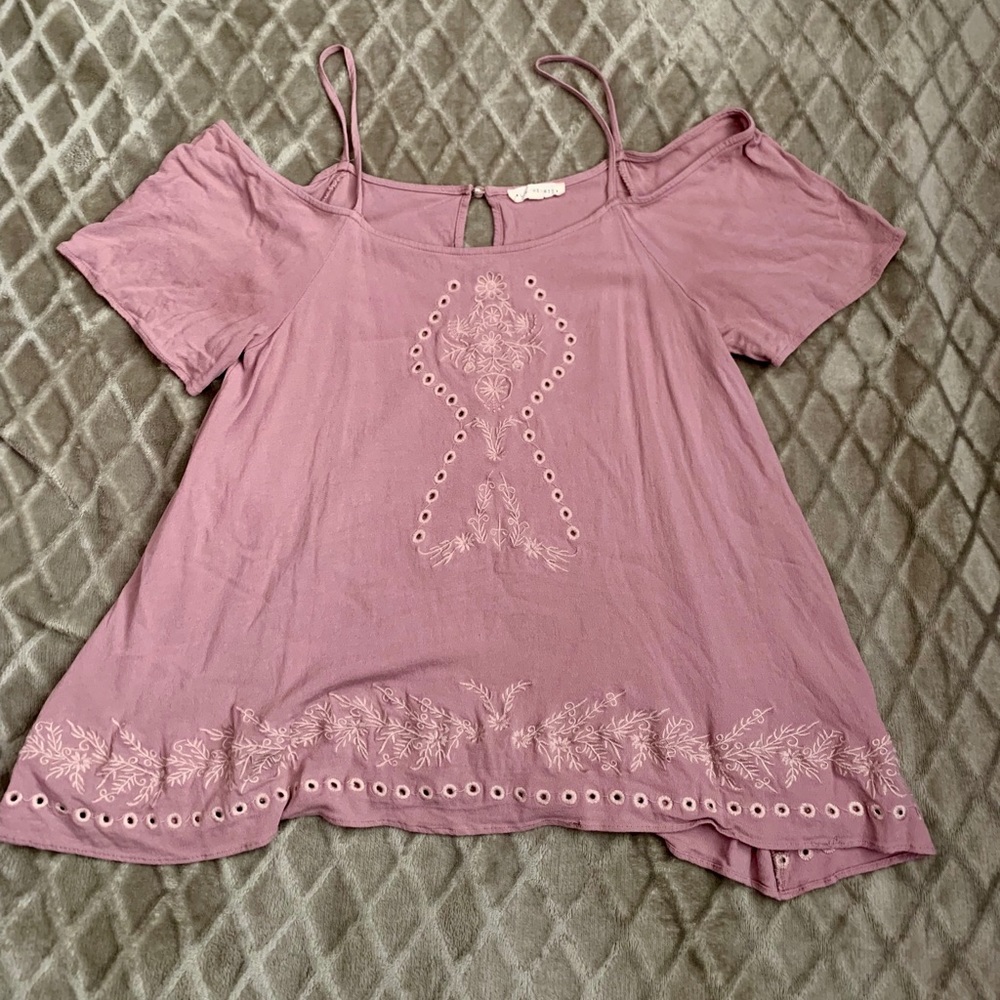 Off the shoulder shirt